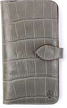 Amazon.co.jp: (フェリージ) Felisiクロコ型押しエンボスレザー手帳型